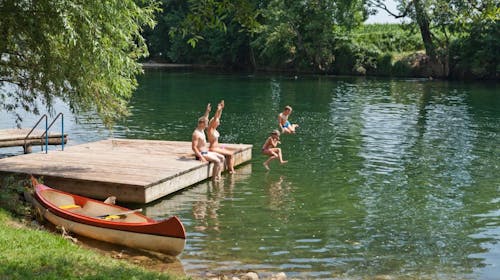 Camping Bela krajina - Družinski oddih ob Kolpi, Podzemelj, Gradac, Slovenija - 340 EUR - 3x nočitev v mobilni hiški za 3 osebe, Neomejena uporaba Kolpacabana funparka