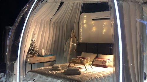 Cupola glamping dome Sarajevo  , Sarajevo, Bosna in Hercegovina - 102 EUR - 1x nočitev v glamping kupoli za 2 osebi, Uporaba jacuzzija