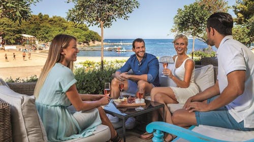 Hotel Gran Vista Plava Laguna - Poletje v Poreču, Poreč, Istra, Hrvaška - 1219 EUR - 7x nočitev v dvoposteljni Economy sobi z dodatnim ležiščem za 2 osebi (1. otrok do 11,99 let in 2. otrok do 4,99 let brezplačno), Polpenzion in pijača ob večerji