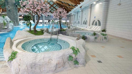 Spa House Blue Lagoon - Terme Čatež, Čatež ob Savi, Slovenija - 200 EUR - 2x nočitev v hiški Spa House Blue Lagoon za do 8 oseb (6 odraslih oseb in 2 otroka do 11,99 let), Posteljnina in brisače