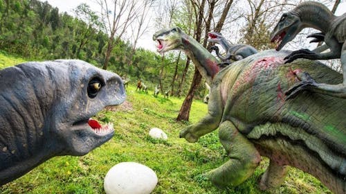 Dinopark Bled - Vstopnica za odraslo osebo, Lesce, Slovenija - 8,40 EUR - 1x vstopnica za Dinopark za odraslo osebo, Uporaba 6D Dinokina
