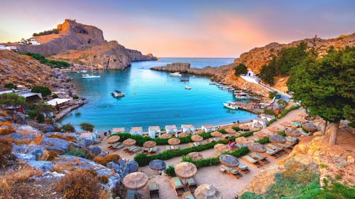 Rodos z letom iz Ljubljane, Rodos, Grčija - 2399 EUR - 7x nočitev v hotelu ali apartmaju za 2 osebi, Zajtrk