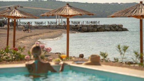 Terra Park Phalaris - Začetek poletja v popolnem kampu - Marinus Deluxe Holiday Home z bazenom, Novalja, Pag, Dalmacija, Hrvaška - 589 EUR - 2x nočitev v Marinus Deluxe Holiday Home z bazenom za do 6 oseb (5 odraslih oseb in 1 otrok do 11,99 let), Uporaba zasebnega ogrevanega bazena