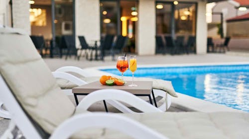 Arancini Residence - Wellness oddih v Vodicah, Vodice, Dalmacija, Hrvaška - 180 EUR - 2x nočitev v enosobnem apartmaju z balkonom za 2 osebi, Bogat samopostrežni zajtrk