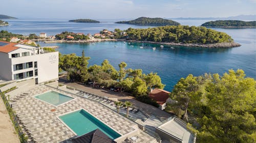 Aminess Alfir Hotel - Poletje na Korčuli, Korčula, Dalmacija, Hrvaška - 720 EUR - 4x nočitev v Premium suiti z balkonom za 2 osebi (2 otroka do 9,99 let brezplačno), Polpenzion z vključeno pijačo ob večerji