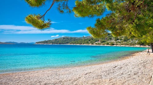 Hotel Borovnik - Družinsko poletje v Dalmaciji - Superior družinska soba, Tisno, otok Murter, Dalmacija, Hrvaška - 976 EUR - 4x nočitev v Superior družinski sobi za 2 osebi (1 otrok do 11,99 let, 1 otrok do 6,99 let in 1 otrok do 1,99 let brezplačno), Polpenzion
