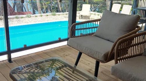 Park Villas by Morenia - All inclusive oddih v Deluxe kamping vili z zasebnim bazenom, Podaca, Makarska riviera, Dalmacija, Hrvaška - 3948 EUR - 7x nočitev v kamping vili z zasebnim ogrevanim bazenom za do 4 osebe, All inclusive