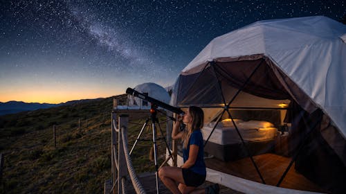 Glamping kupole na Golteh - Posebno doživetje s polpenzionom nad oblaki , Mozirje, Slovenija - 498 EUR - 2x nočitev v glamping kupoli za 2 osebi, Polpenzion